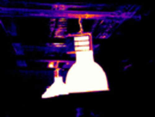 Sodium Vapour Luminaire Thermal Image