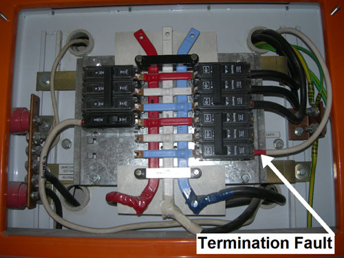 scanning a switchboard in sydney